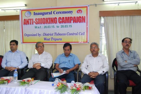  Three day long anti-tobacco campaign begins
